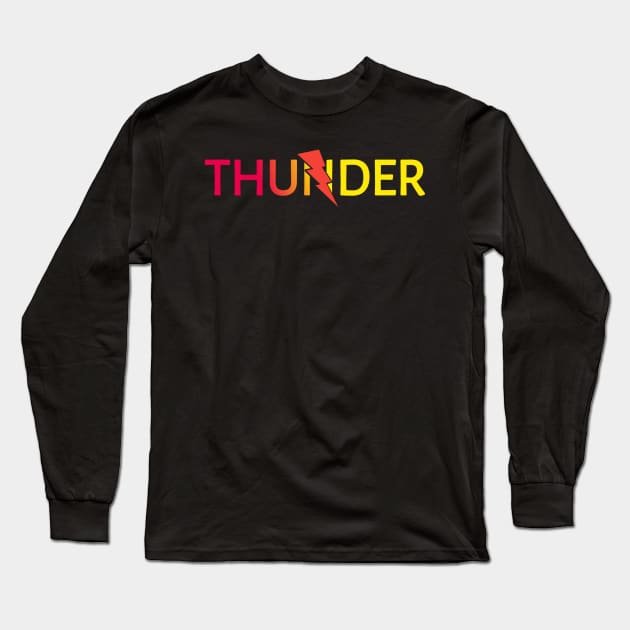 Thunder Long Sleeve T-Shirt by radeckari25